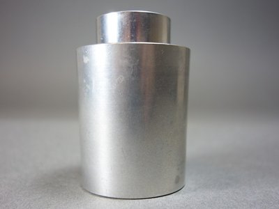 『華寶軒』日本茶道具 昭和時期 乾茂號造 素面 錫製 小型 茶入/茶葉罐/錫罐 重188g