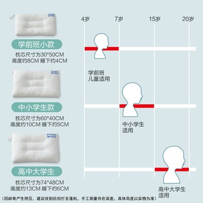 防螨抑菌護頸椎枕芯學生枕頭中學生青少年宿舍枕單只高中生枕芯