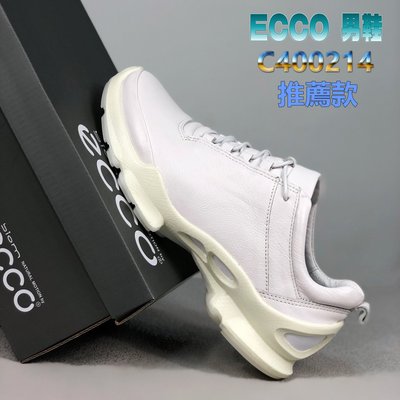 正貨ECCO BIOM 機能健走鞋 ECCO慢跑鞋 犛牛皮革 柔軟舒適 減震緩衝 ECCO休閒鞋 運動鞋 C400214