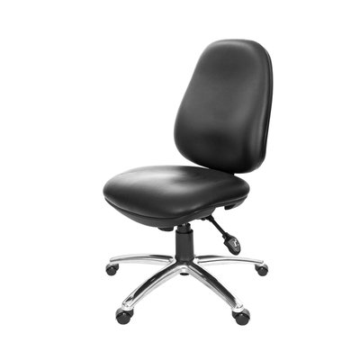 GXG 低背泡棉 電腦椅 (無扶手/鋁腳) 型號8119 LUNH