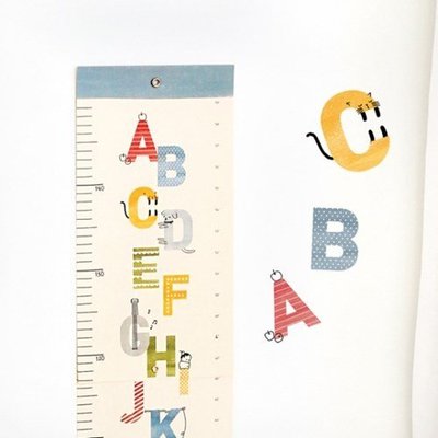 ❅PAVEE❅ 韓國Conitale~ Growing Chart 兒童教材 字母ABC/壁貼/兒童身高量尺