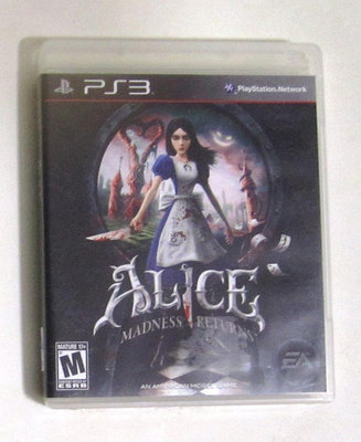 PS3 愛麗絲驚魂記 瘋狂再臨 英文版 Alice Madness Returns