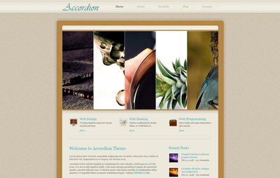 Accordion Website Template 響應式網頁模板、HTML5+CSS3、網頁特效  #16930