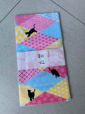 日本帶回日本製貓圖案精緻包巾布