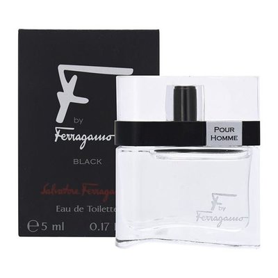 【美妝行】Salvatore Ferragamo Black 夜色 男性淡香水 5ml