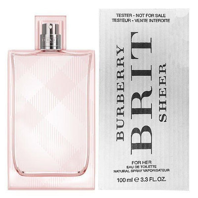 Burberry Brit Sheer 粉紅風格 女性淡 TESTER 100ML