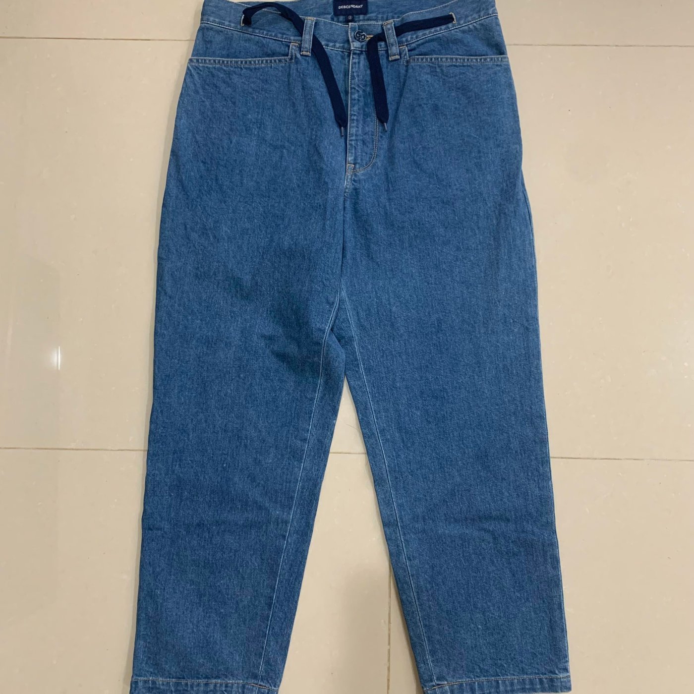 DESCENDANT 19AW DC-6 DENIM TROUSERS 牛仔褲寬褲DCDT