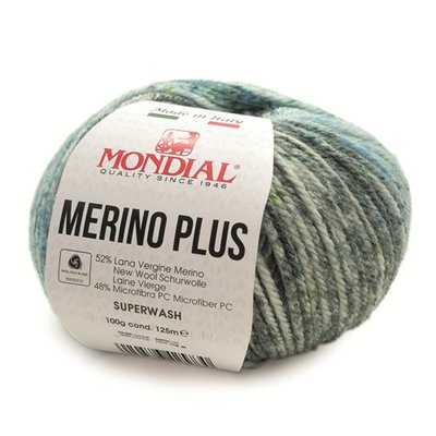 Mondial A+美麗諾混紡粗毛線 段染花 毛線 Merino Plus 夢代爾