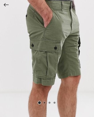 Tommy Hilfiger cargo shorts 工作褲 短褲 工裝褲 軍綠色 休閒褲 全新正品