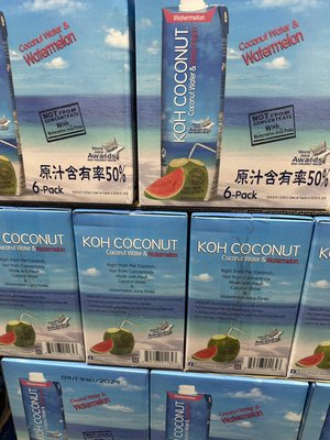 COSTCO好市多代購KOH 西瓜椰子水1公升X6入(面交商品請勿直接下單)
