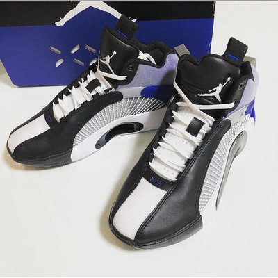 Fragment Design x Air Jordan 35 藤原浩 黑白藍 籃球 DA2371-100潮鞋