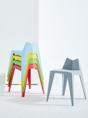 椅子 凳子 餐椅 加厚椅子塑料加厚凳子家用成人時尚創意圓板凳簡約現代經濟型椅子浴室高登