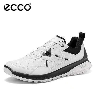 ECCO愛步男鞋戶外系帶休閑運動鞋輕便減震登山鞋 奧途系列824284降價處理