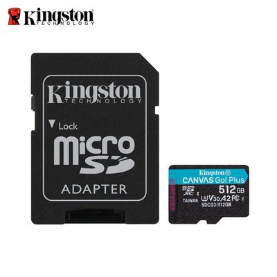 高速記憶卡 金士頓 Kingston Canvas Go! PLUS 512GB microSD(KTCG3-512G)