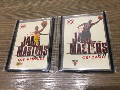 【NBA】1997-98 UD3 JAM MASTERS 芝加哥公牛 Michael Jordan、洛杉磯湖人 Kobe Bryant 球員卡 共2張