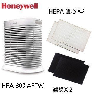 (3片濾心)台灣製(濾心/滤網) 適用honeywell HPA-100/HPA-200/HPA-202/HPA-300