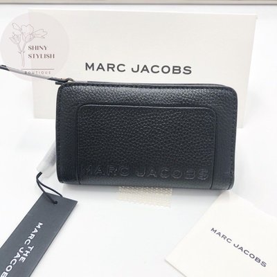 【SS】🔥現貨🔥 Marc Jacobs專櫃款 MJ 字母 皮革扣式  短夾/中夾/皮夾/零錢包/卡包