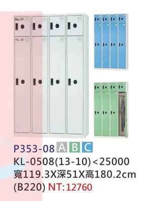【進日興家具】P353-08 多用途塑鋼衣櫃(共三色／4大4小門) 衣櫥 置物櫃 儲藏櫃 台南。高雄。屏東 傢俱宅配