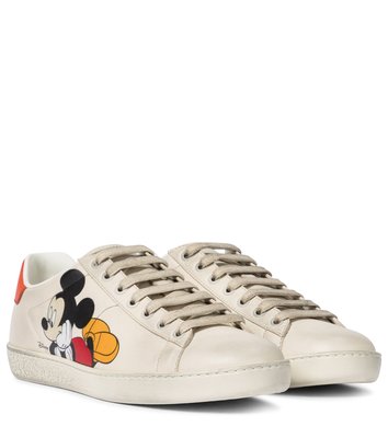 HJ國際精品館21春夏GUCCI 603697 x Disney® Ace leather sneakers