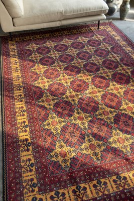 米可家飾~阿富汗進口手工編織羊毛地毯 歐美波西米亞 客廳臥室INS地毯手工地毯
