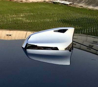 圓夢工廠 Jaguar 積架 E-pace Epace E pace 2017~on 鯊魚鰭天線蓋 飾貼 質感 鍍鉻銀