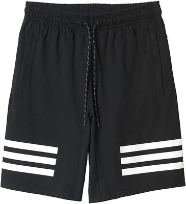 [MR.CH] Adidas SPORTSWEAR 黑白運動短褲 AK1579