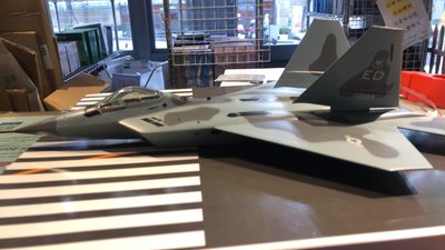 RBF 寄賣 豐正模型 1/50 F-22 SUPERSTAR 全新軍事飛機模型 C22121161528821