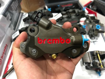 【RU888】Brembo MOTOGP廠隊管制品 , 下置廠版後螃蟹卡鉗 , P2 30mm / 64mm純種競技孔