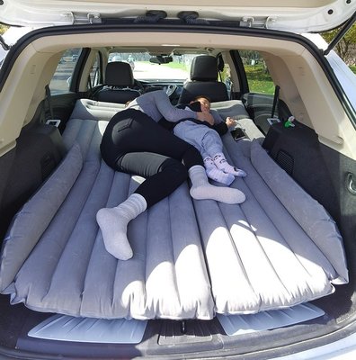汽車充氣床墊 model y床墊 加厚植絨車載床墊 特斯拉專用氣墊床