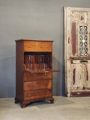 19世紀 英國 高質感 桃花心木 寫字桌 抽屜 斗櫃 收納櫃 衣櫃 古董櫃 ca0996【卡卡頌  歐洲古董】✬
