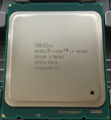 【含稅】Intel Core i7-4820K 3.7G 10M 4C8T 2011 QS正顯散片CPU 一年保