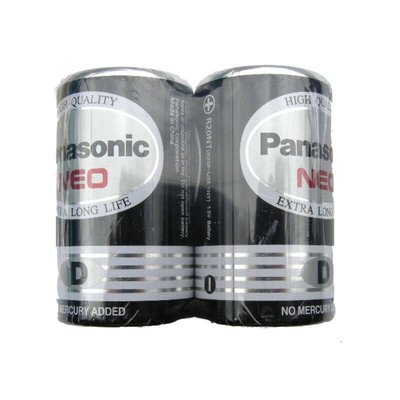 國際牌1號碳鋅電池『2入』Panasonic環保碳鋅電池1號電池【GU247】 久林批發
