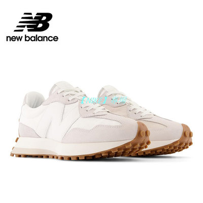 【NIKE 專場】【New Balance】 NB 復古運動鞋_女性_杏仁白_WS327TD-B楦 327 (網路獨家款)