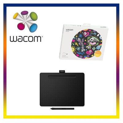 (CTL-6100WL/K)Wacom Intuos Bluetooth Medium 繪圖板 (藍牙版-中) (黑)
