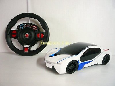 Mini酷啵玩具館~1/16仿BMW I8外型遙控跑車-遙控車-i8遙控車