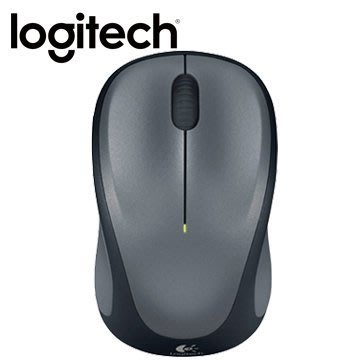 【捷修電腦。士林】 Logitech M235 羅技無線光學滑鼠 灰色   $  549