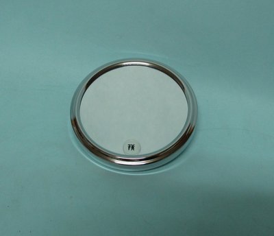 銀色圓形10公分吸盤鏡遮陽鏡吸盤圓鏡/鏡子/化妝鏡/一放大7倍