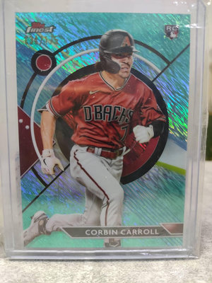 Corbin Carroll 2023 Topps Finest Baseball RC Aqua Shimmer Refractor /175 新人 限量