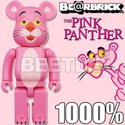 BEETLE BE@RBRICK PINK PANTHER 頑皮豹 粉紅豹 BEARBRICK 庫柏力克熊 1000%