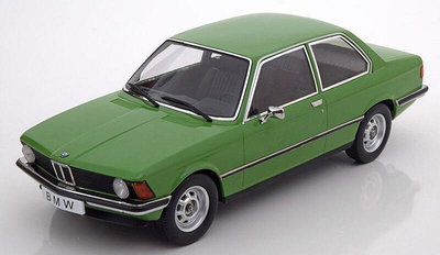 KK 118 寶馬3系汽車模型收藏擺件 BMW 3er 318i E21 1975 綠色