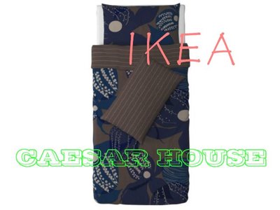 ╭☆凱斯小舖☆╮【IKEA】新品ZAKKA迷BEATA ORKIDE-復古花朵單人被套-搭DVALA完美寢具臻品絕版免運