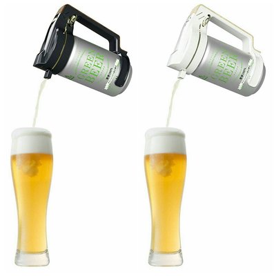 本代購 Green House 綠屋 GH-BEERNEC 啤酒發泡機 起泡機  細緻綿密泡沫 罐裝 兩色可選 預購