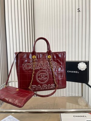 4色香奈兒新款沙灘包高級又獨特的設計 包包簡約不累贅Chanel買她買她買她尺寸：34.5× NO143741