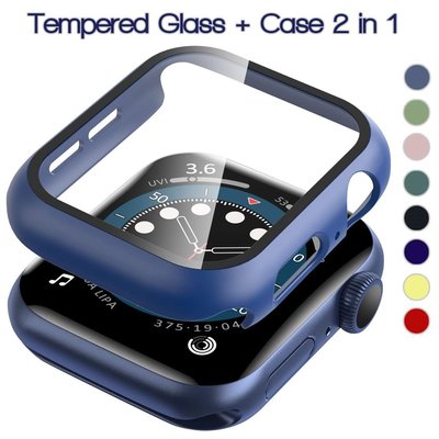 森尼3C-Apple Watch 6 SE 5/4/3/2屏幕保護貼+鋼化玻璃膜蘋果38mm 40mm 42mm 44mm錶殼-品質保證