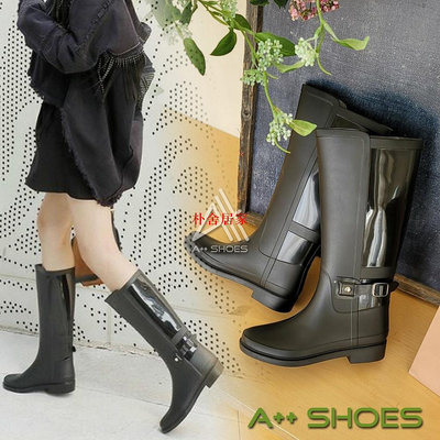 A++💦全防水☔雨靴 韓版新款雨鞋 高筒防水雨靴 長筒水靴 防水雨鞋 ~ 正常-朴舍居家