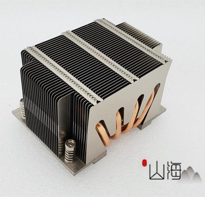 2011針 長方形 2U伺服器散熱器 被動式4銅管 X79 X99 DIY改裝散熱