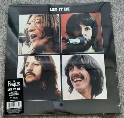 現貨直出 現貨 The Beatles Let It Be 披頭士甲殼蟲樂隊50周年 黑膠唱片LP-追憶唱片 強強音像