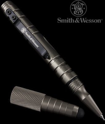 ( 昇巨模型 ) - Smith &amp; Wesson - 三合一隨身型戰術筆 - 觸控手寫筆 !