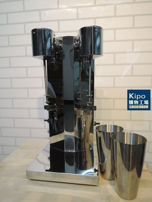 KIPO-熱銷不鏽鋼單頭雙頭奶昔機 商用奶昔機 奶昔攪拌機專業雙頭奶昔機 電動奶泡機-KER0061S4A