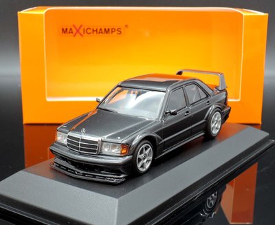 【MASH】現貨特價 Maxichamps 1/43 Mercedes-Benz 190E 2.5-16 EVO 黑